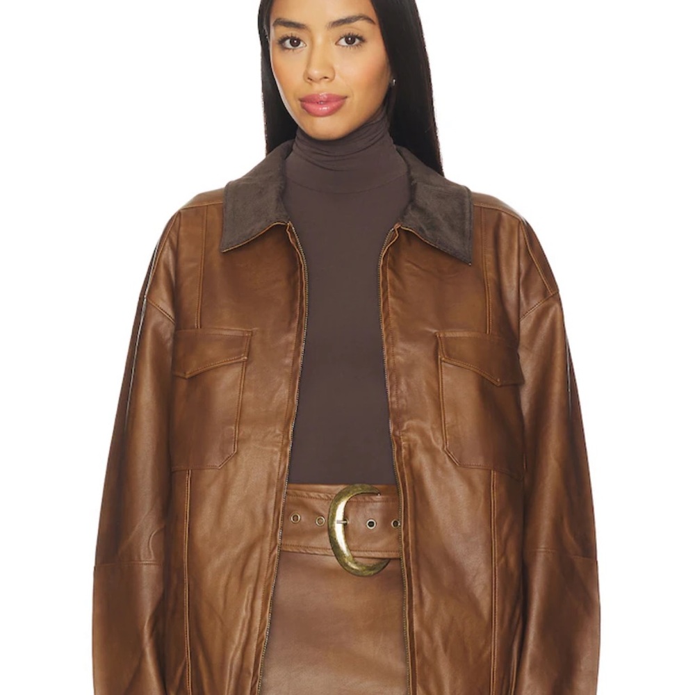🌟NEW WITHOUT TAGS🌟 Maverick Bomber Jacket in Chestnut Brown